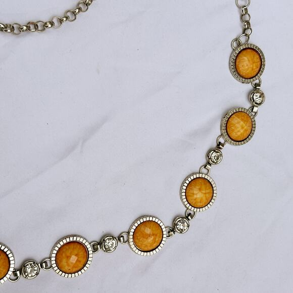 silver and orange waist belt - Picture 2 of 7